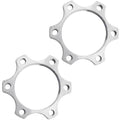 JJHXSM 2pcs Bike Freewheel Threaded Hubs Disk 44mm Brake Rotor 6 Bolt Flange Adapter with 12 Screws