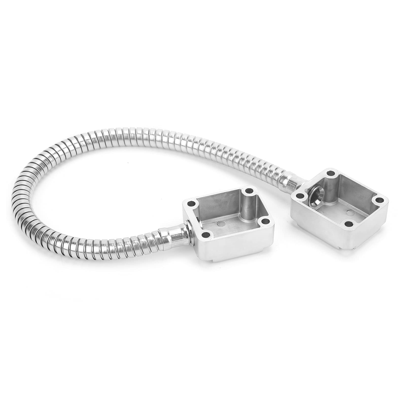 401 Stainless Steel Door Loop Wire Cable Protector Armored Door Cord w/Die-Cast End Power Transfer for Exposed Mounting Access Control