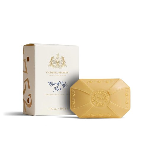 Caswell-Massey Elixir of Love Natural Bar Soap - Moisturizing Body Soap for All Skin Types, 3.5 oz