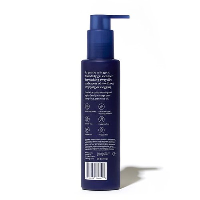 Curology Gentle Facial Cleanser, Hydrating Foaming Face Wash, for Sensitive, Dry or Oily Skin Types, 5 fl oz