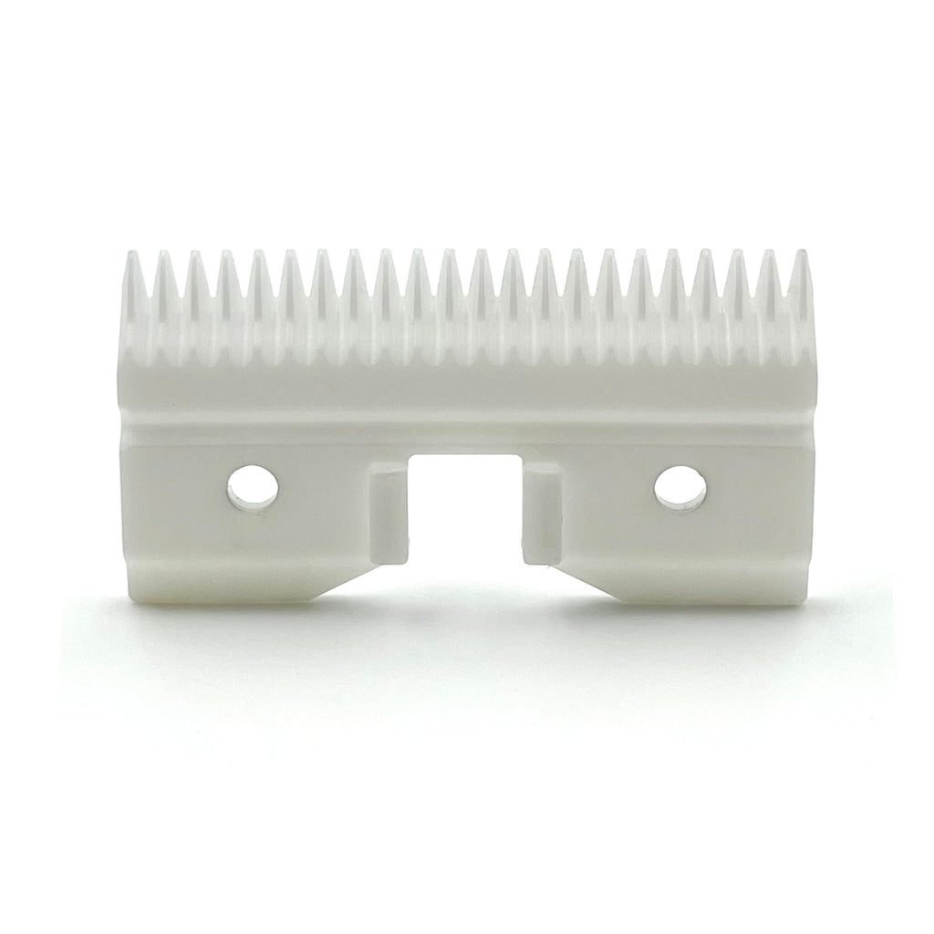 3PCS Ceramic Coarse Pet Replacement Blade Cutter Compatible with Andis 64440, Oster A5, Wahl KM Series Clipper, 22Teeth White and Black Ceramic Blade Cutter
