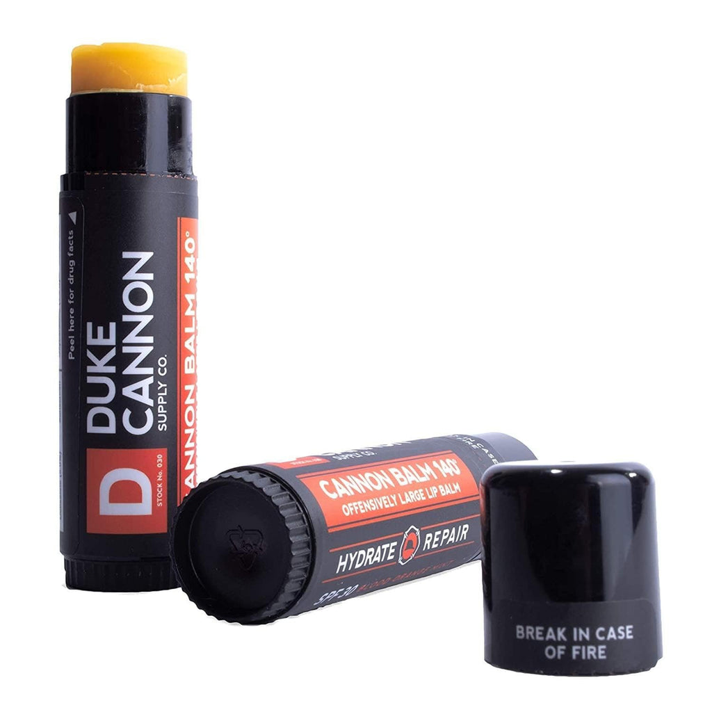 Duke Cannon Supply Co. Lip Balm for Men - Blood Orange - Tactical Lip Balm for Men,long-lasting sun protection - SPF 30, 0.56 oz