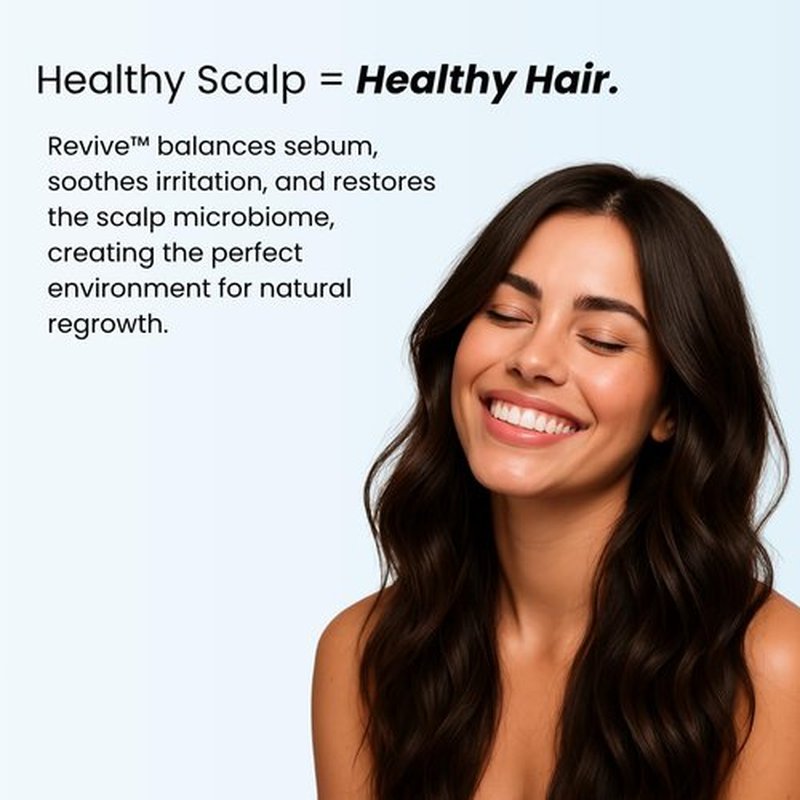 Growplex Revive Hair Strengthening Shampoo – With Biotin, Caffeine, Rosemary & Niacinamide – Supports Thicker, Fuller-Looking Hair – Sulfate-Free – 250ml