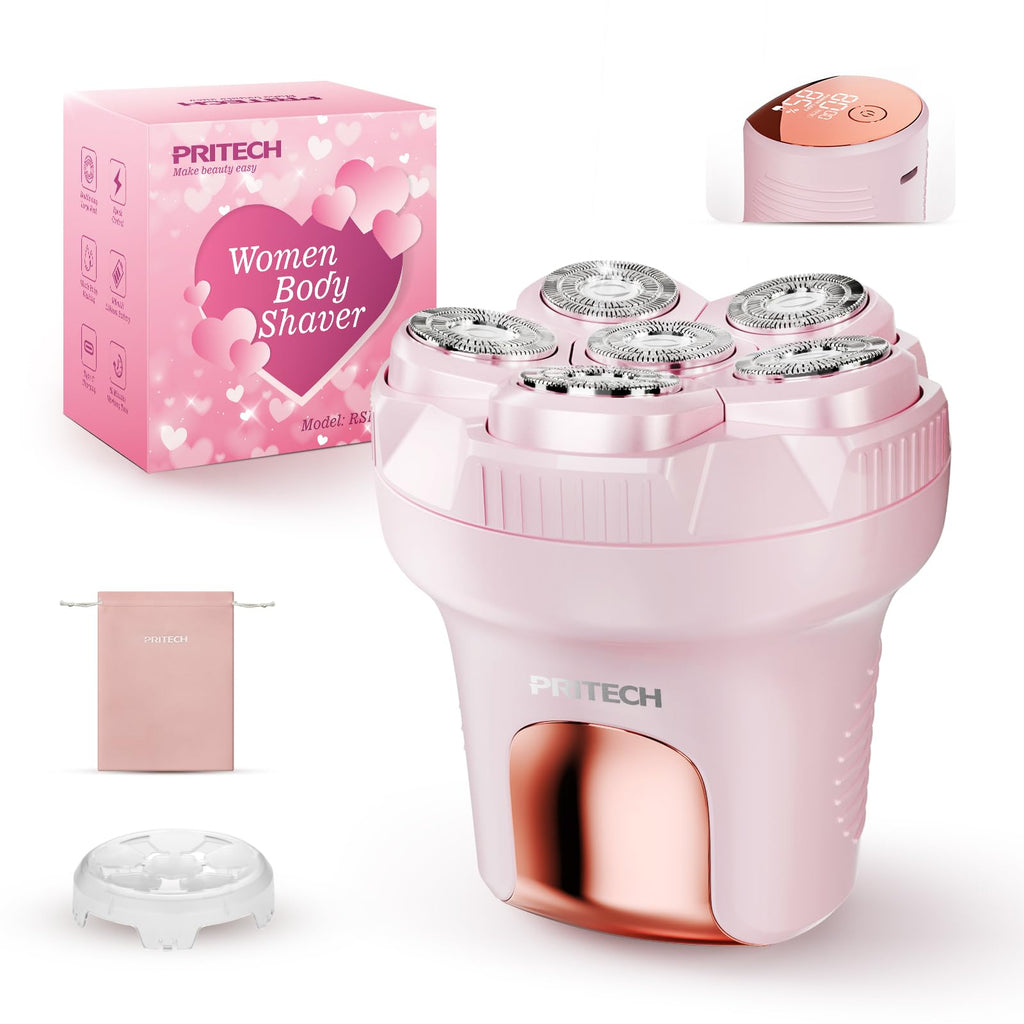 PRITECH Electric Razors for Women Legs, Electric Shaver for Women