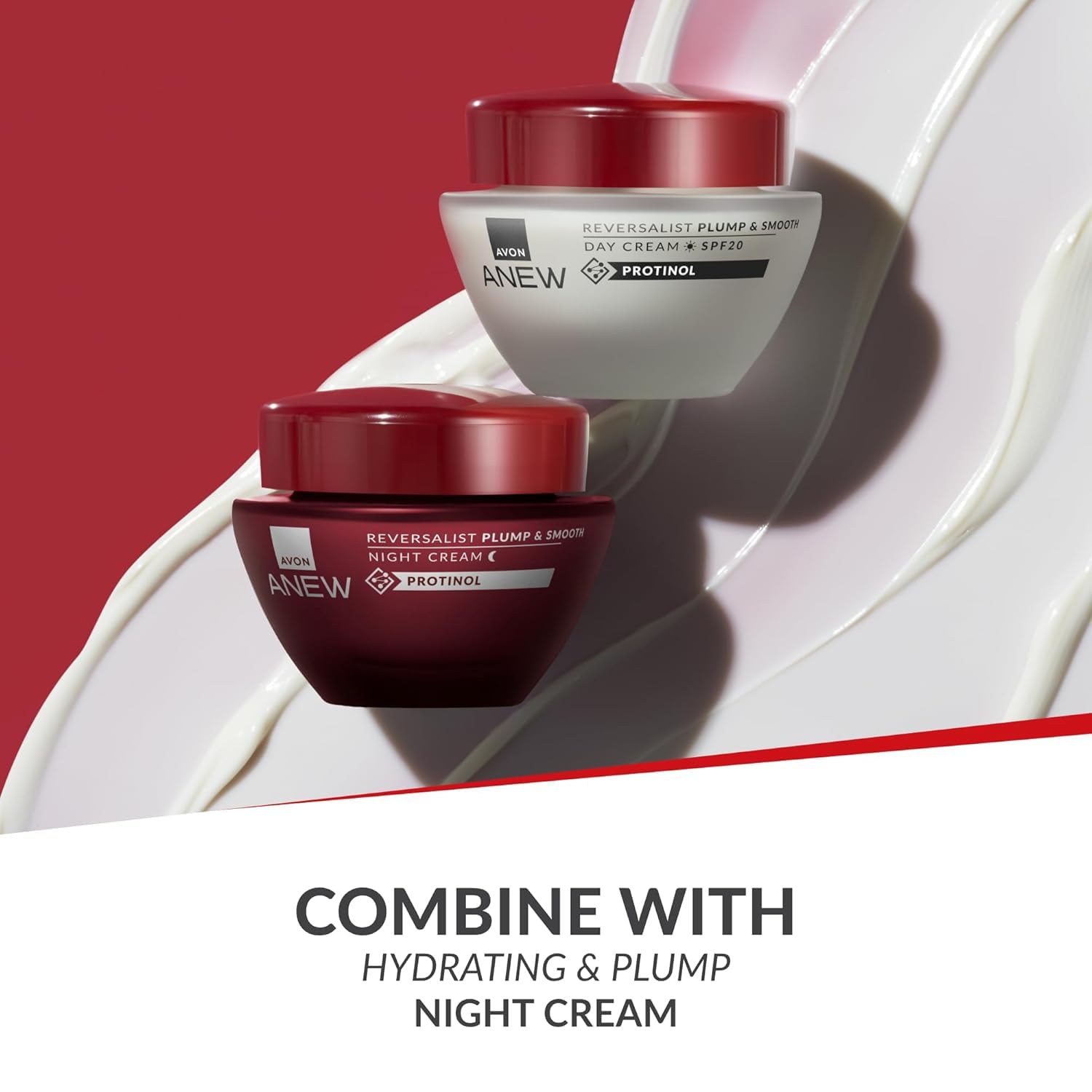 AVON Anew Reversalist Night Cream - Anti-Aging, Wrinkle Reduction & Skin Firming - 1.7fl (2 Pack)
