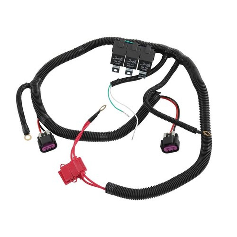 CARMOCAR Electric Dual Fan Wiring Harness Kit - Upgrade for 1999–2006 GM ECU Cooling System
