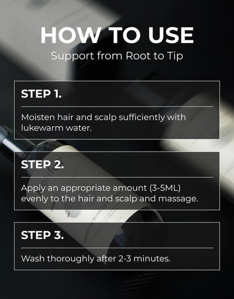 Motifull Hair Boosting Hair Thickening Shampoo for Thinning Hair with Biotin & Caffeine | Hair Growth Shampoo for Stronger Root & Volume (16.4 fl oz)
