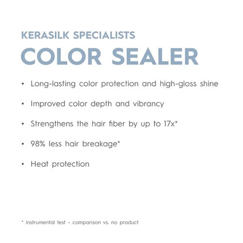 KERASILK Color Sealer - Long-Lasting Color Protection & Moisturization - 75ml for Color Treated Hair
