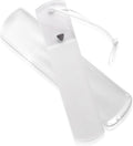 Bona Fide Beauty Czech Glass Foot File - Dual-Sided High Grit Rasp with Protective Sleeve | Clear Color