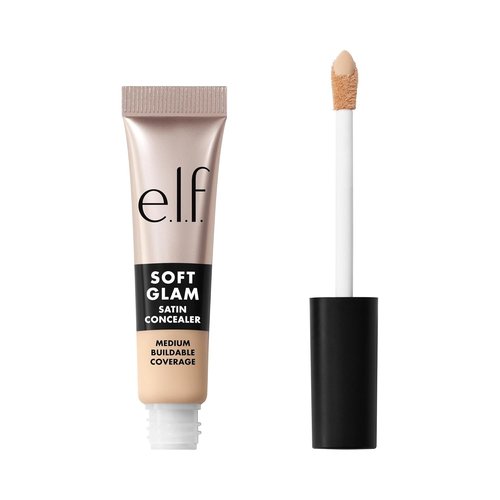 e.l.f. Soft Glam Satin Concealer - Medium Coverage, Crease-Resistant, Long Lasting, Vegan | 13 Fair Neutral