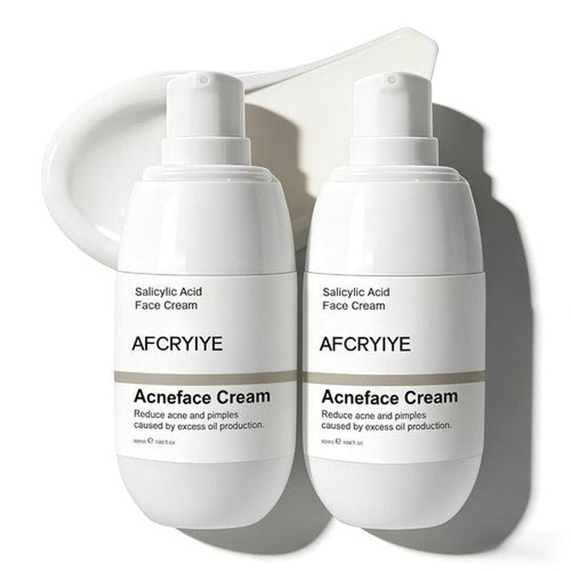 Skiennix Salicylic Acid Acne Treatment Face Cream - Oil Control & Pore Refining, Non-Comedogenic, 50ml / 1.69oz (2)