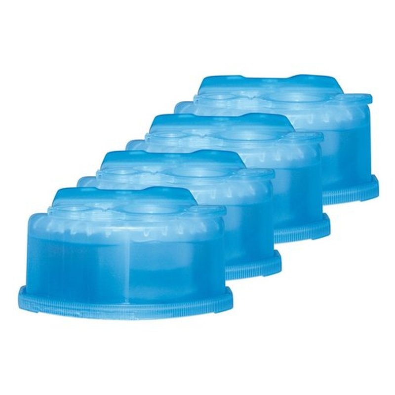 Braun CCR2 Cleaner Refill Kit - 4 Pack for Optimal Performance and Longevity