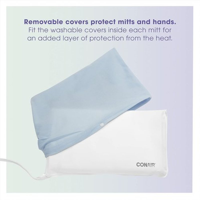 True Glow by Conair Hand Warmer - Electric Hand Warmer Thermal Spa - Heated Lotion Beauty Mitts - Packaging May Vary
