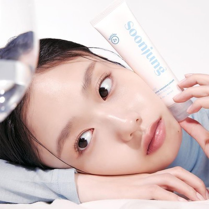 ETUDE SoonJung 2x Barrier Intensive Cream - Light Texture Vegan Face Moisturizer for Sensitive Skin (2.02 fl oz)