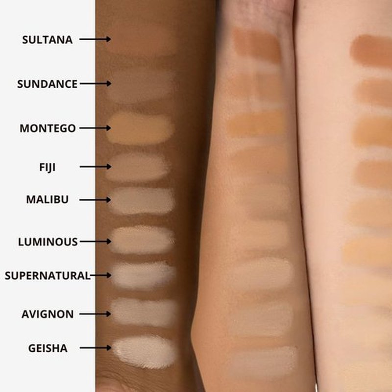Honeybee Gardens Pressed Mineral Powder Foundation Refill - Geisha, Pale Cool Shade, Adjustable Coverage, 7.5g