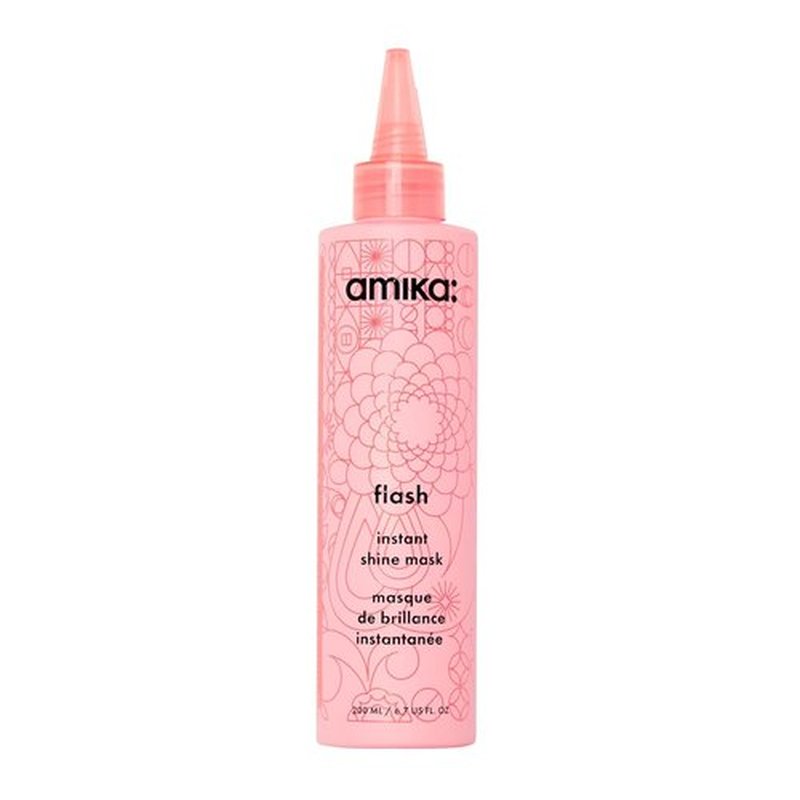 Amika Flash Instant Shine Mask - Nourishing Hair Treatment for Radiant Shine | 8 oz
