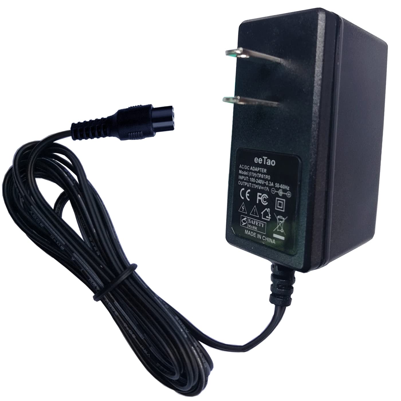 eeTao 29.4V 1A Charger Compatible with 29.4V【3-Prong & 1-Prong Plugs】 for Comet/Cruze/Rebel/Coast/XLS/Bolt/Sonic/SuperBC Charger Fast and Safe, Universal for 25.2V &24V Lithium Battery Power Supply