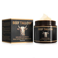 AQSLTJK Beef Tallow for Skin – Whipped Tallow & Wild Honey Balm Face & Body Moisturizer, Grass-Fed, Vitamin-Rich Deep Hydration Balm, 2.16 oz (2.12 Ounce, Unscented)