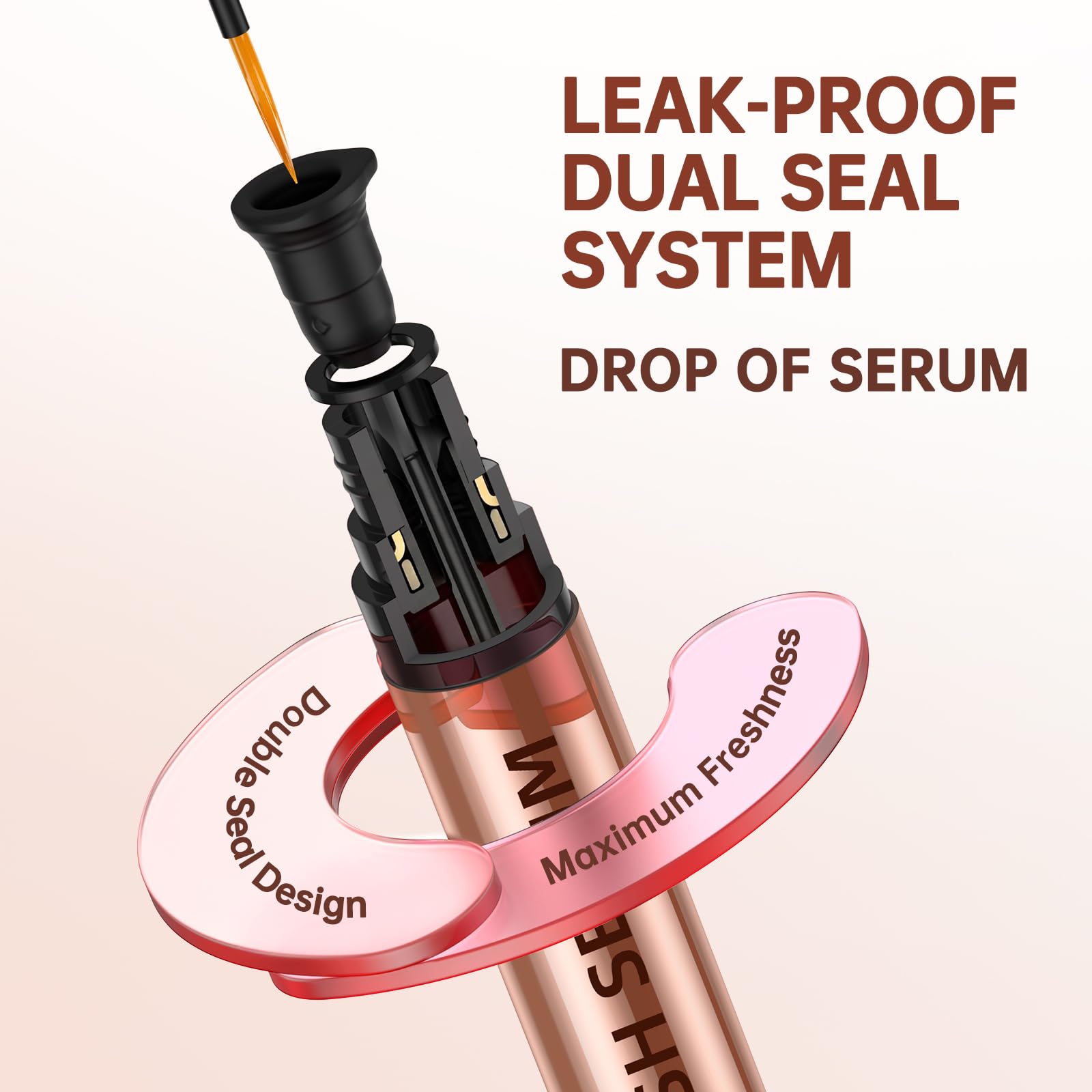 Advanced Lash Serum for Eyelash Growth, Vegan Multi-Peptide Eyelash & Brow Enhancer, Nourishes Sparse Lashes for a Fuller, Thicker Look