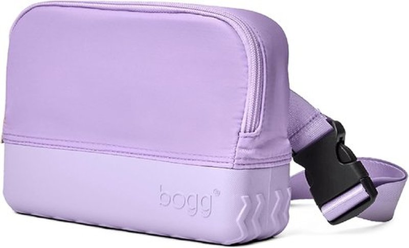 BOGG BAG - Lilac Crossbody Belt Bag - Durable Nylon with Zip Closure - 9in L x 3in W x 7in H