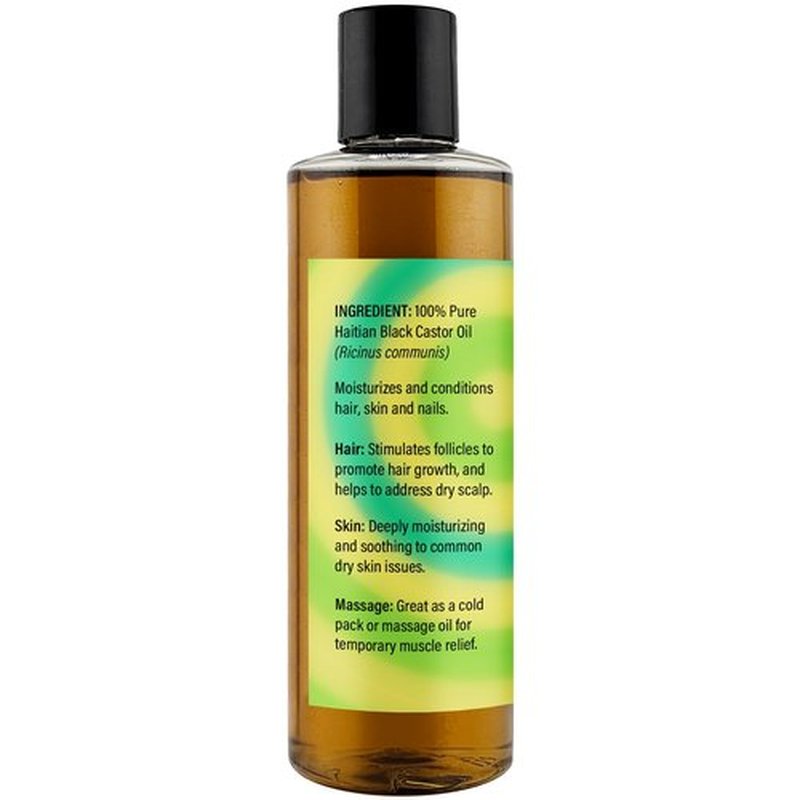 Doyley's Haitian Black Castor Oil 8oz | Pure, Hexane FREE | Hair and Skin