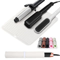 Quccefods Heat Resistant Mat Large Silicone Hot Hair Tools Mat for Curling Irons Flat Iron Hair Straightener Vanity Mat Portable Hair Styling Tools Hot Pad 14.2"*11"