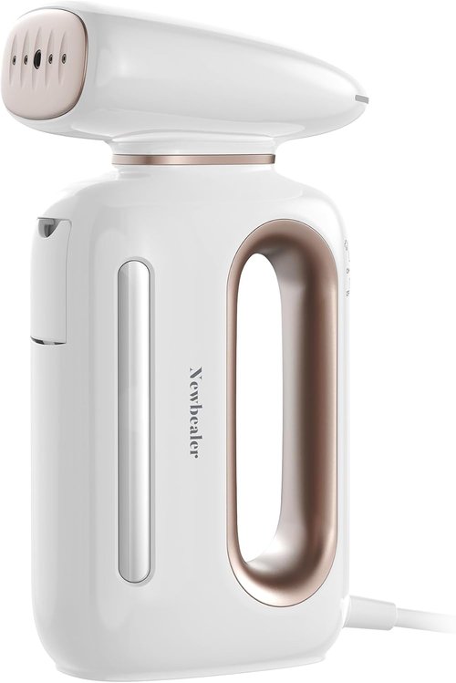 Newbealer Handheld Fabric Steamer - 850W Portable Wrinkle Remover | Fast Heat-Up in 30s, 230ml Tank