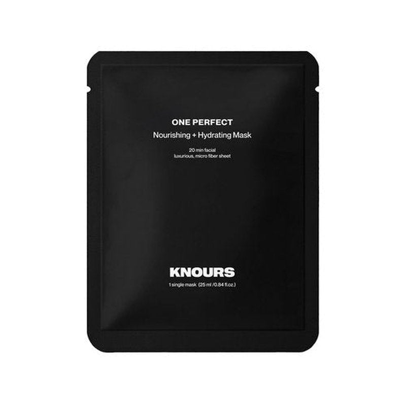 Knours. One Perfect Nourishing + Hydrating Mask Set with Rice PDRN, Cica, Fig Extract & Ceramide NP for Dry or Sensitive Skin, Deep Moisture & Balanced Skin Feel (5 Pack)