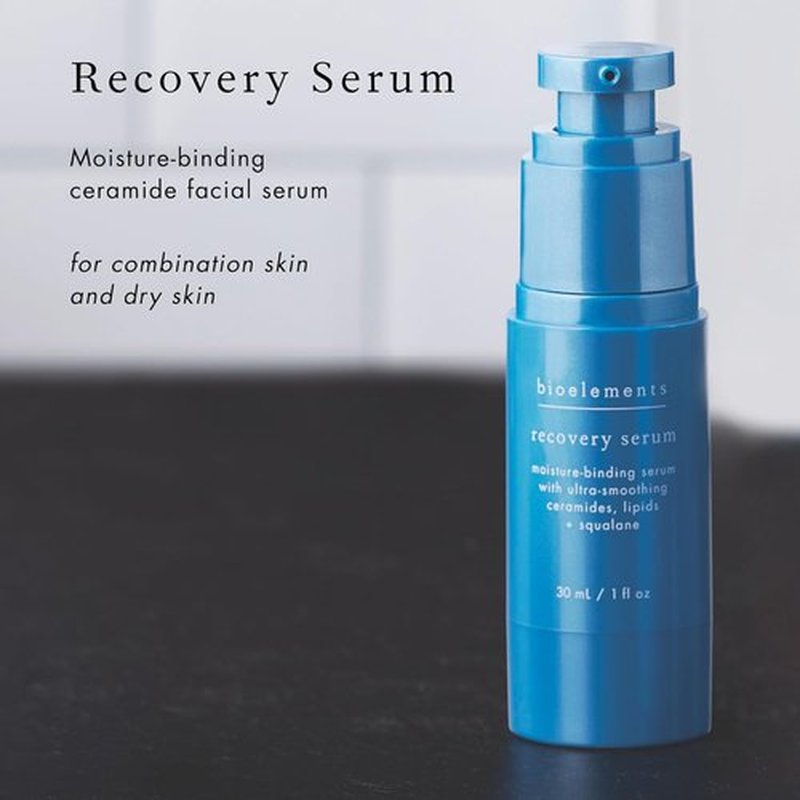 Bioelements Recovery Serum | Moisture-Binding Ceramide Facial Serum - 1 fl oz for Dry & Combination Skin - Vegan & Gluten-Free