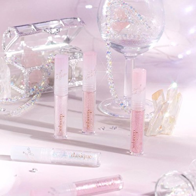 dasique Starlit Jewel Liquid Glitter (01 Frozen Gold) | Twinkle Glitter Shadow | Korean Makeup | Shimmer Eye Make Up | Eyeshadow Eyeliner | Long lasting | Multi use | Quick drying