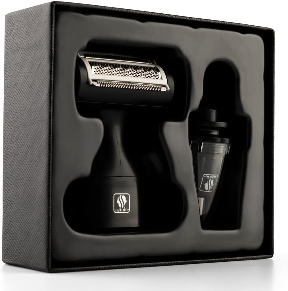 Skull Shaver Pitbull Foil Shaver & Nose Trimmer Attachments - Easy Hair Removal - Stainless Steel Blades - Wet & Dry Compatible - Compatible with Pitbull, Palm & Butterfly Kiss Shavers