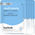 Baebody Advanced Snail Mucin Under Eye Masks (6 Pairs), Under Eye Patches for Puffy Eyes and Dark Circles, Hydrating Under Eye Patches to Reduce Fine Lines, Under Eye Patches Korean Inspired