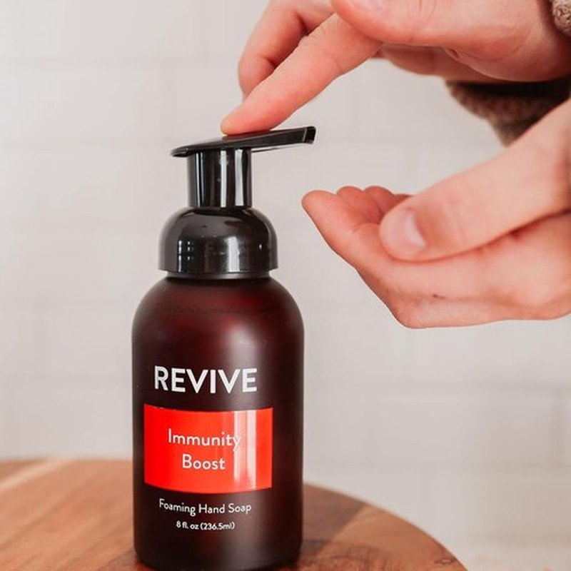 Revive Essential Oils Immunity Boost Foaming Hand Soap - 100% Pure Therapeutic Grade, 2 Pack