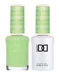 DND Gel Polish Set - Green Collection | UV/LED Gel & Air Dry Nail Lacquer Duo, 0.5 Fl Oz Each