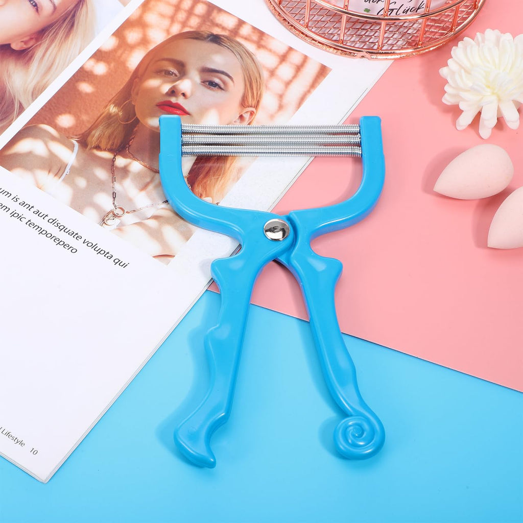 VOSAREA 3 Pcs Manual Face Hair Remover Facial Epilator for Women Spring Hair Removal Tool for Lip Chin Cheek Threading Facial Removal Care Supplies