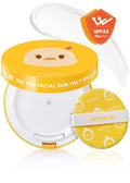 ATOPALM | Tok Tok Facial Sun Pact | SPF43 PA+++ Sunscreen Cushion for Dry, Sensitive Skin | 15g