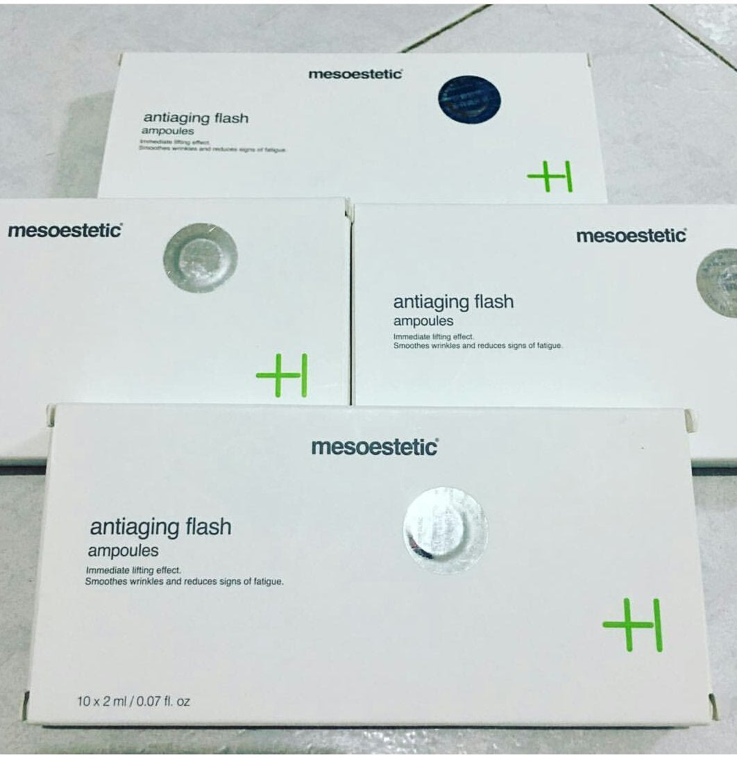 Mesoestetic Anti-aging Flash Ampoules20ml x 10/box