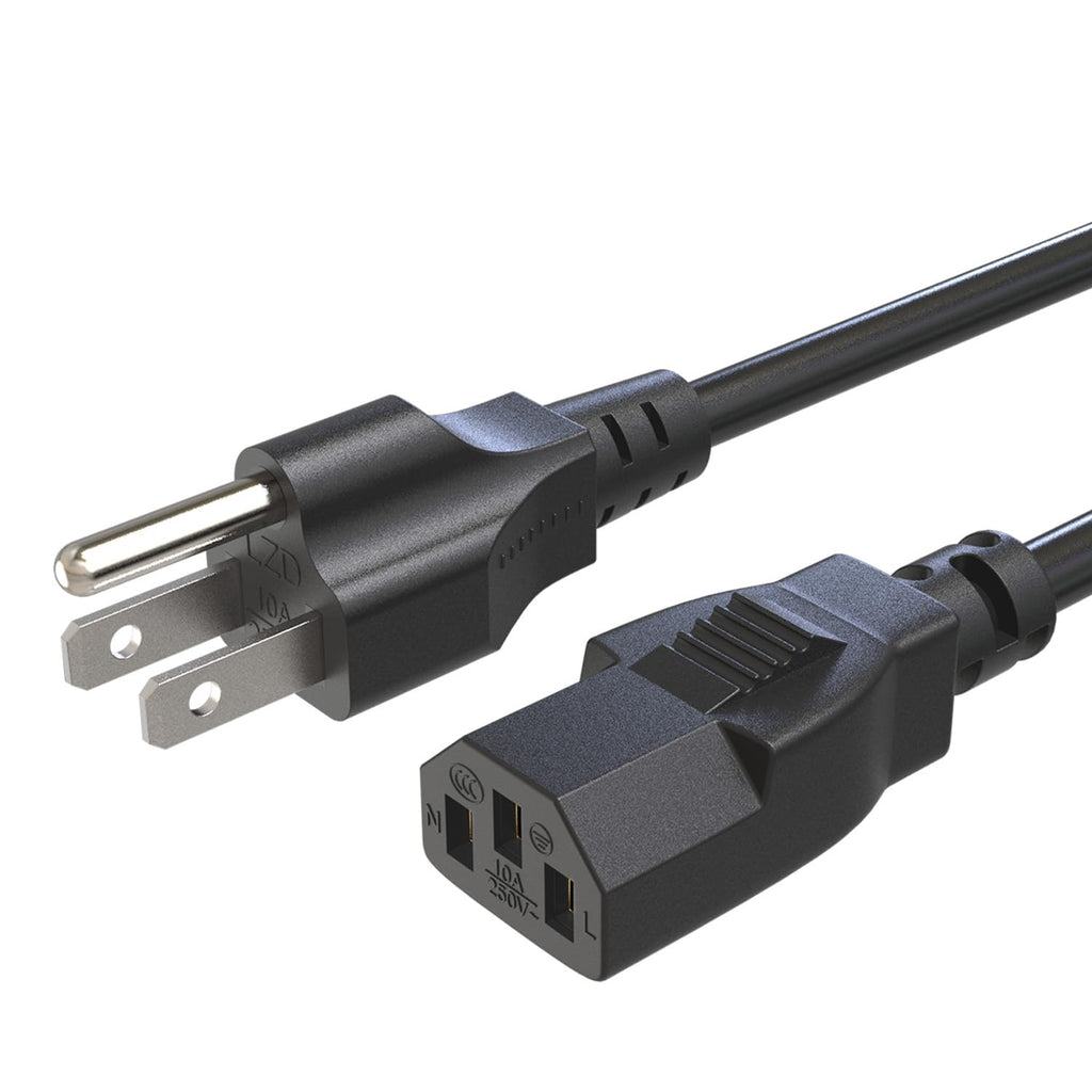 10 Ft AC Power Cord Compatible with Horizon Fitness Treadmills Ellipticals, Universal 3 Prong Power Cable Charger Replacement
