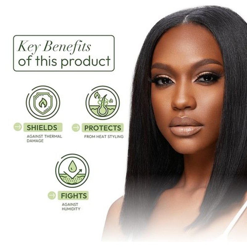 ORS Olive Oil Heat Protection Hair Serum infused with Coconut Oil for Restorative Shine 6.0 Ounce (Pack of 2)