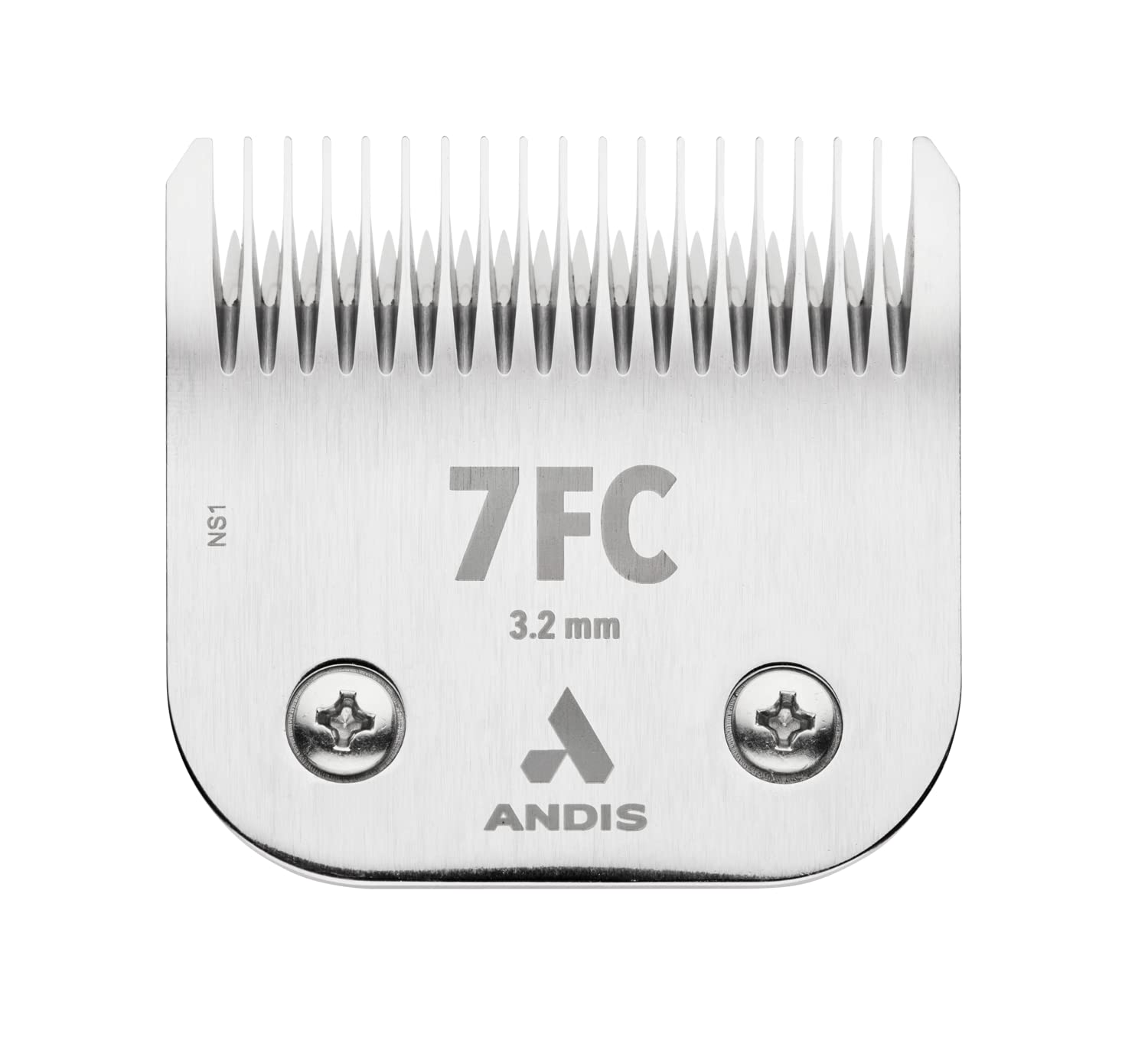 Andis 72605 Ceramicedge Detachable Carbon Infused Steel Pet Clipper Blade, Size-7FC, 1/8-Inch Cut Length, Stainless Steel