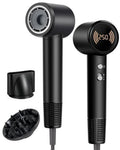 Hair Dryer, 160000 RPM High-Speed Blow Dryer with Diffuser & Nozzle, 500M Ionic Hair Dryers for Women, Professional Hairdryer for Fast Drying, Quiet Portable Travel Hair Dryer, Home & Salon Use