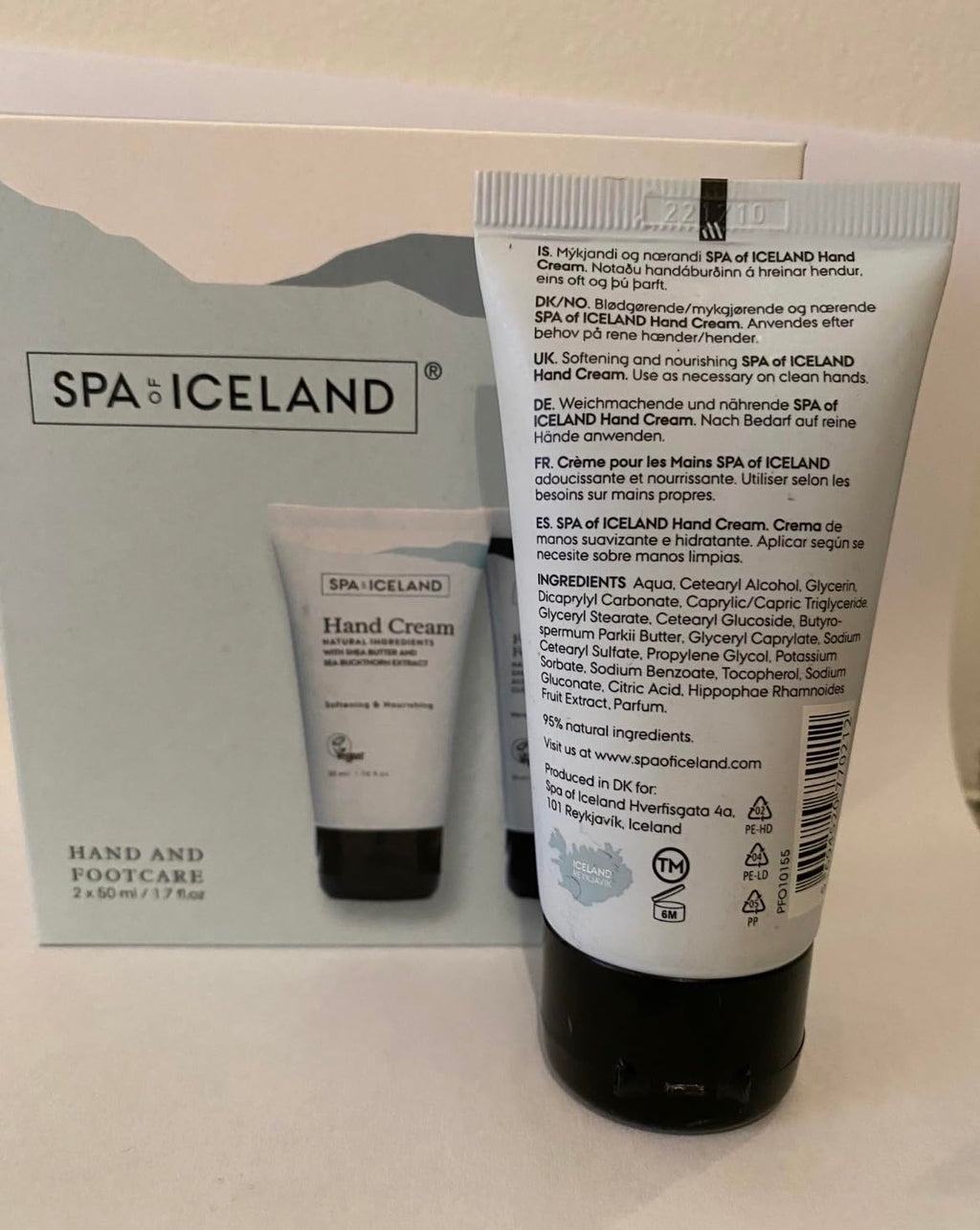 SPA of Iceland Handáburður and Fótakrem in a Box
