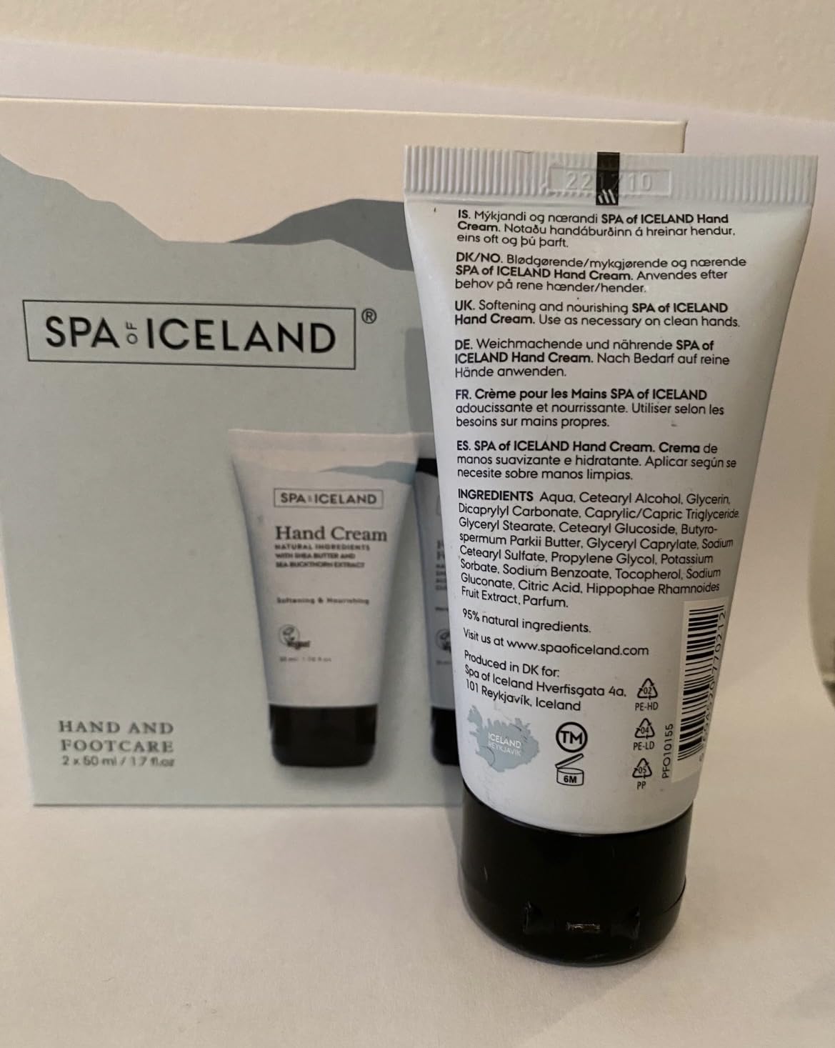 SPA of Iceland Handáburður and Fótakrem in a Box