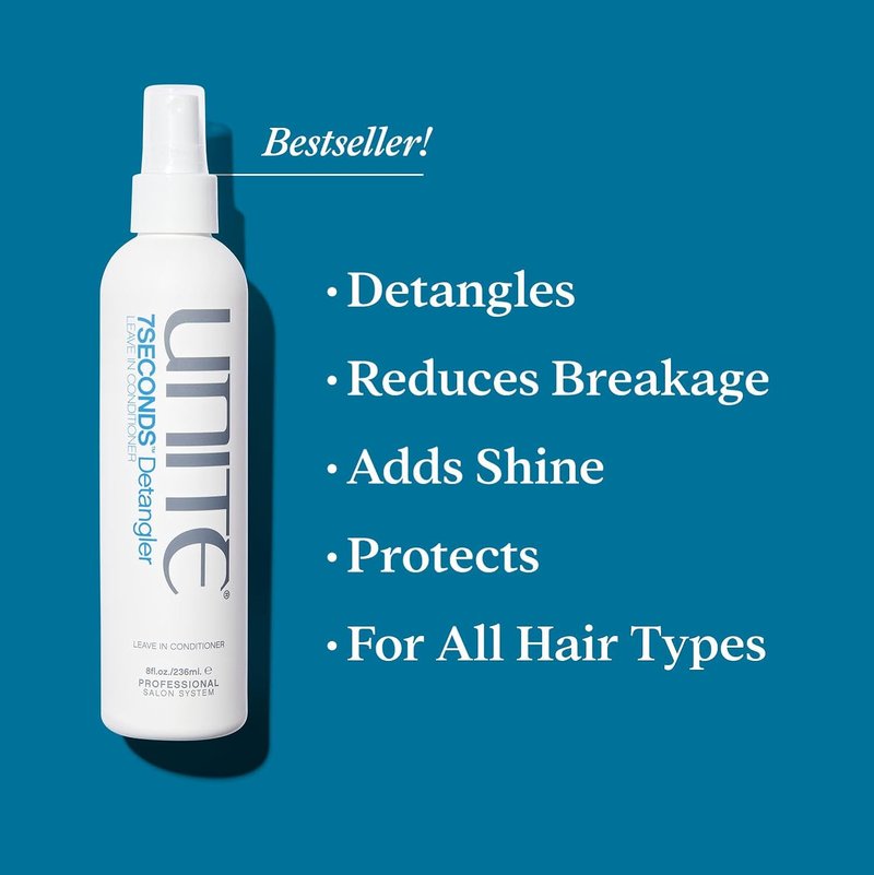 UNITE Hair 7SECONDS Leave-In Conditioner Spray - Frizz Control & Heat Protection 8.5 oz