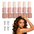 Skiennix Ceramic Ionic Thermal Hair Rollers - 26 Pcs Set with Self-Grip Curlers & Clips | Salon Quality for All Hair Types