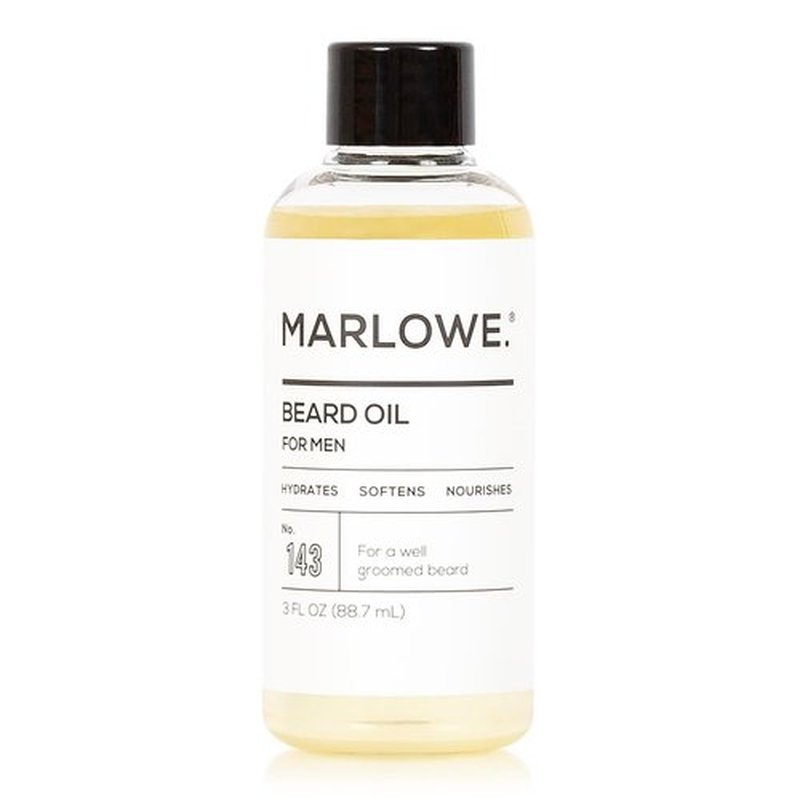 Marlowe. No. 143 Beard Oil - 3 oz Conditioning Oil for Men | 100% Natural Softener, Fragrance-Free
