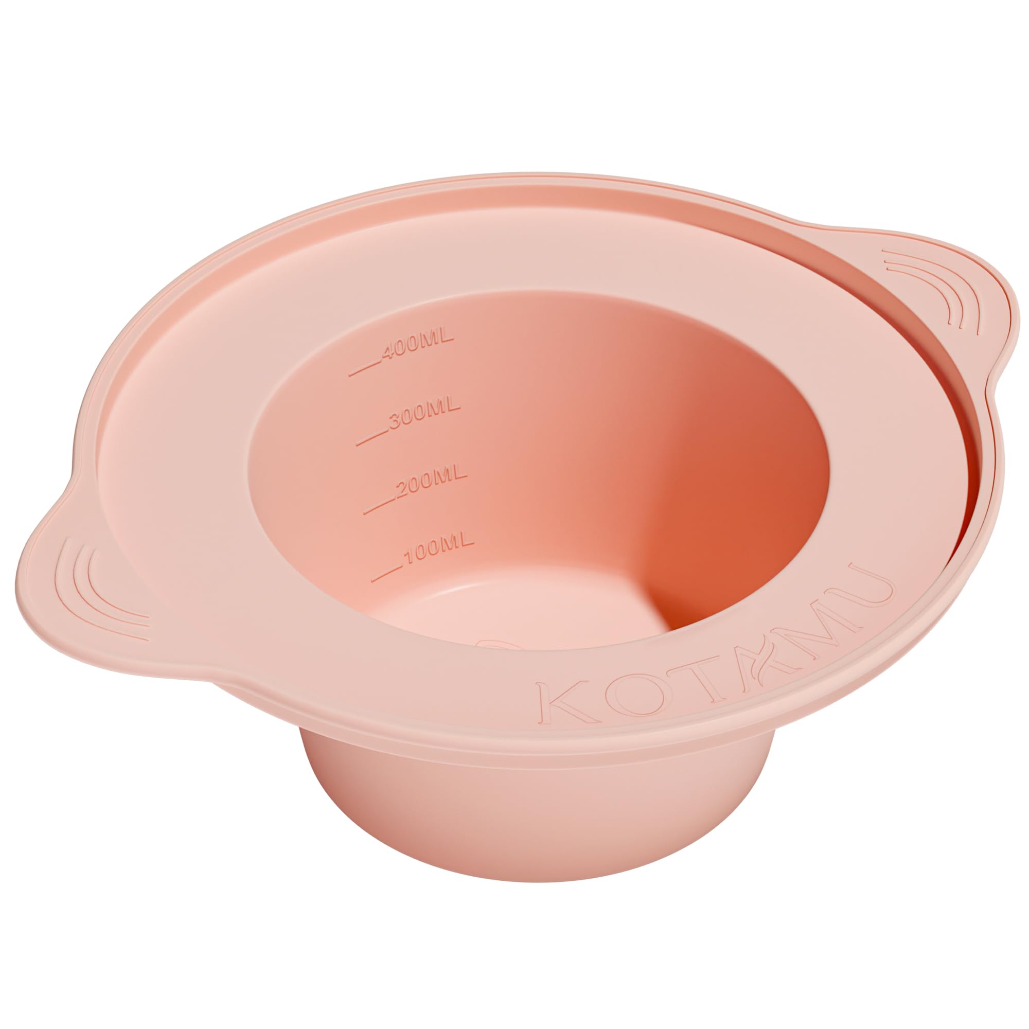KOTAMU Foldable Silicone Wax Warmer Liner, Wax Warmer Replacement Pot, Easy to Clean Silicone Bowl for 16oz Waxing Kit and Wax Melt Warmer, Silicone Wax Pot Liner for Hard Wax Beads and Sugar Wax