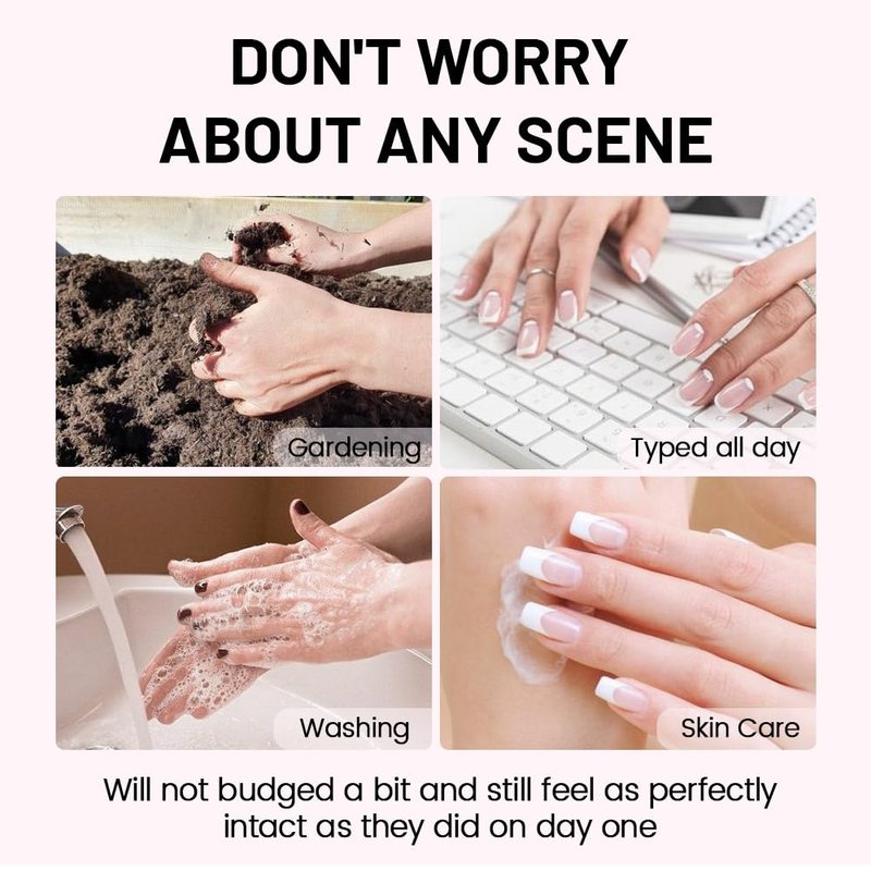 XZMeiLun Pink Cat Eye Press on Nails Short Almond, Acrylic Fake Nails with 3D French Tip Gold Line Design, Reusable Glue-On Stick for Cute Pink Nails for Women
