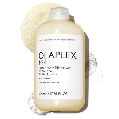 Olaplex Nº. 4 Bond Maintenance Shampoo: Reduces Breakage & Strengthens Hair | Hydrates, Smooths & Detangles | For Coily, Curly, Straight, and Wavy, 525 mL / 17.75 Fl Oz