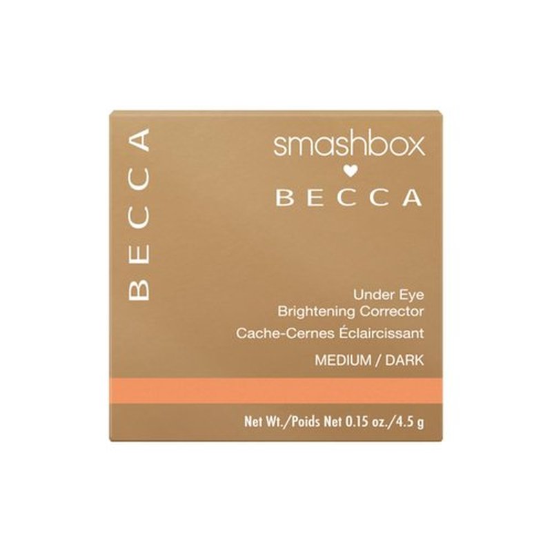 Smashbox X BECCA Under Eye Brightening Corrector | Brightens and Corrects Dark Circles | Vitamin E, 0.15 Ounce, Medium/Dark